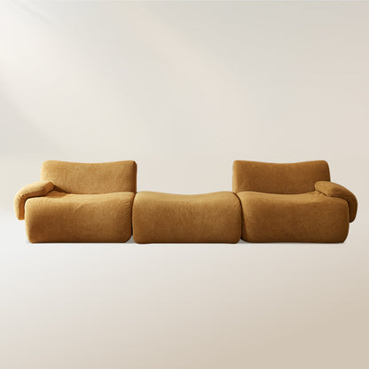 Marigold Sherpa Fleece Compressed Sofa