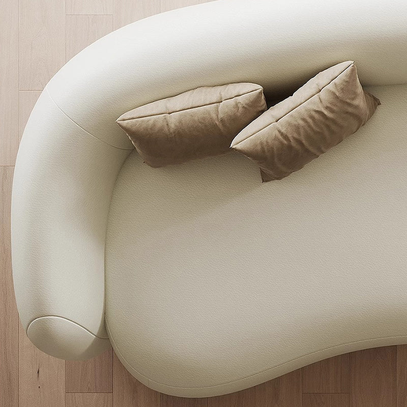 Cowhide Curved Sofa