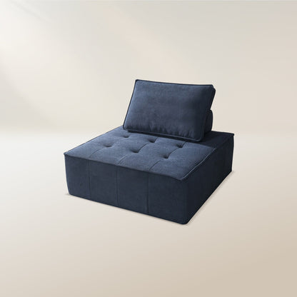 Minimalist Cube Modular Velvet Compressed Sofa