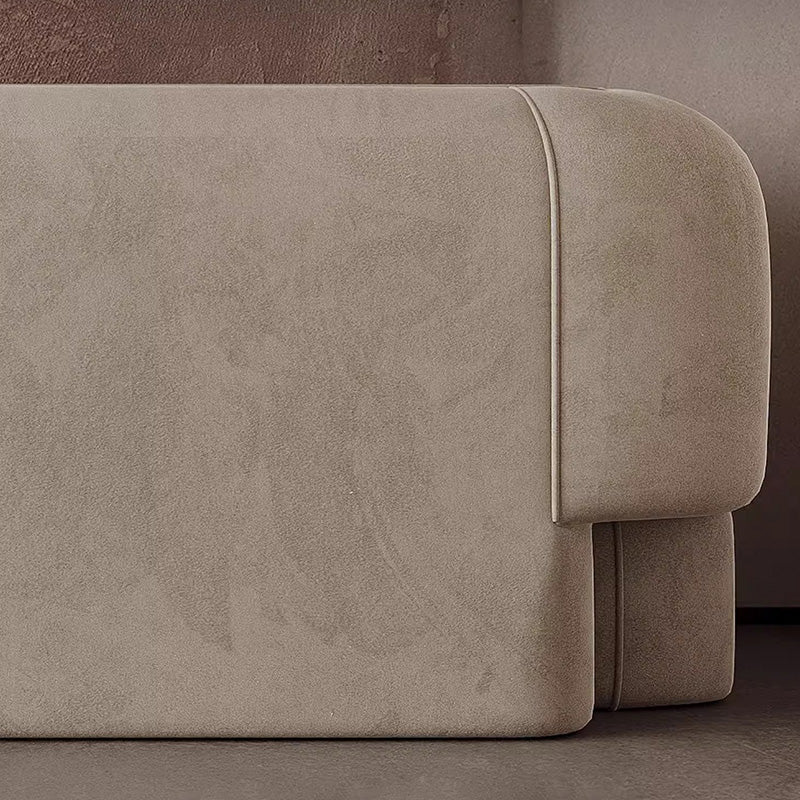 Matte Suede Irregular Sofa