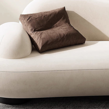 Matte Cloth Curved Sofa