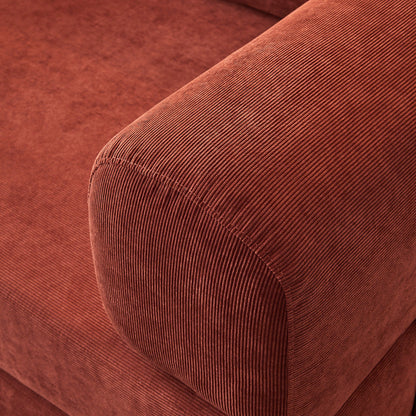 Burgundy Corduroy Sleeper Sofa Bed