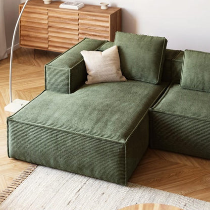 Forest Form Corduroy Compressed Sofa