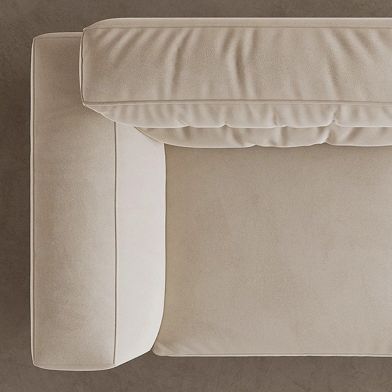 Milk Velvet Sofa