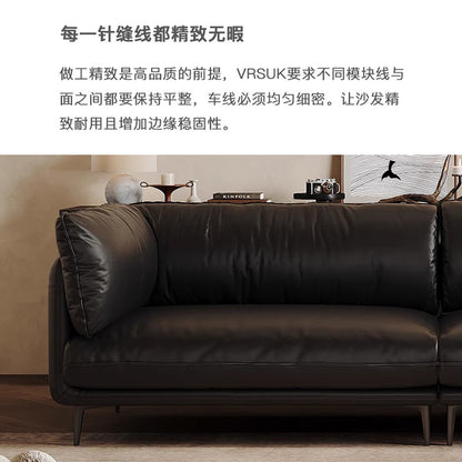 Retro Oil Wax Leather Sofa