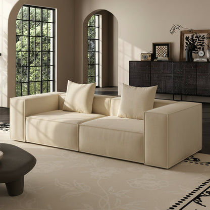 Milkstone Corduroy Compressed Sofa