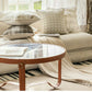Textured Creamy Modern Style Sofa Pillow