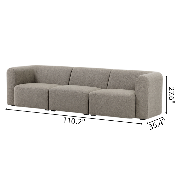 Stone Gray Modular Sofa