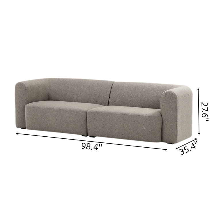 Stone Gray Modular Sofa