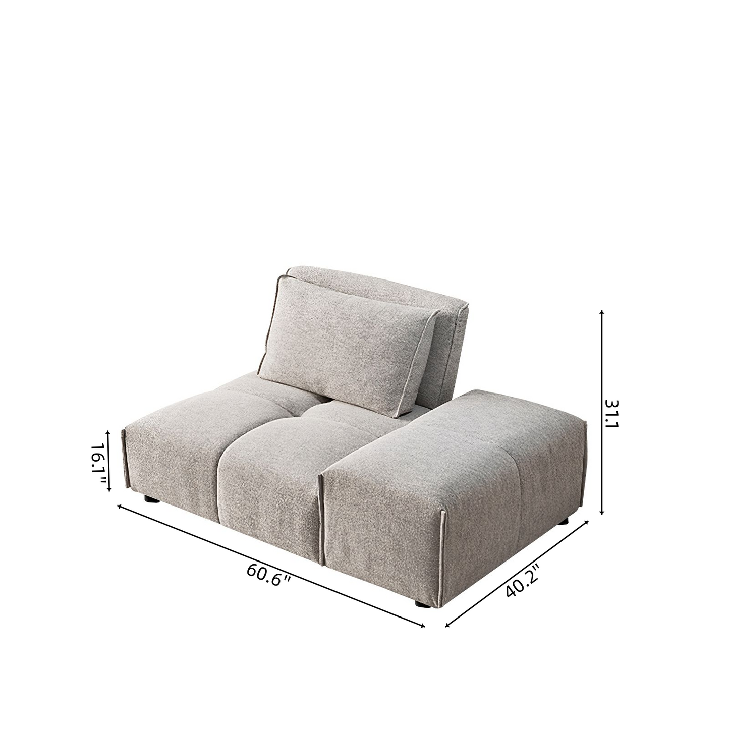 Classical Upholstered Modular Sectional